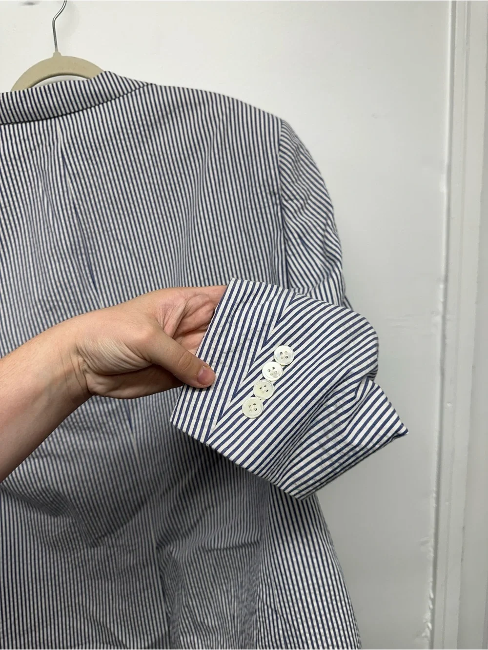 Brooks Brothers Classic Fit Cotton Seersucker 1818 Suit Coat